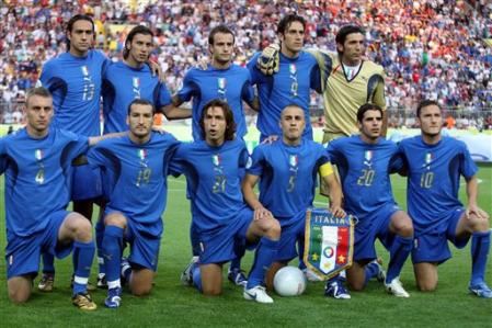la nazionale italiana ----squadra azzurra----gli azzurri